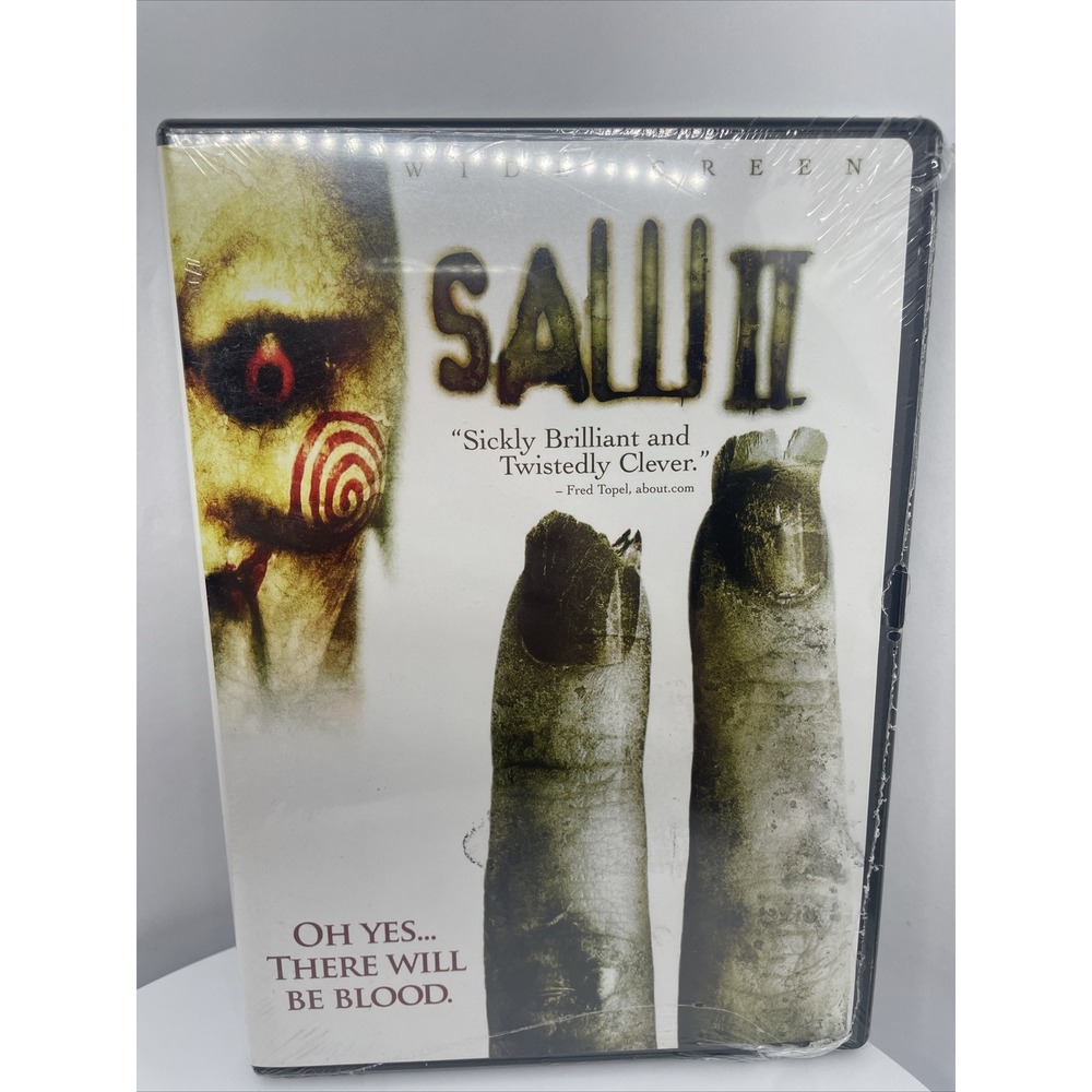 Saw II (DVD, 2006) Jigsaw Is Back! NEW DVD Saw 2 Wide‎ Screen
